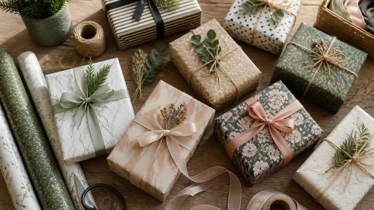 9 Aesthetic Gift Wrapping Paper Styles That Elevate Any Gift