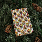 Day of the Dead Flowered Ornaments Wrapping Paper | Holiday Gift Wrapping Paper Roll