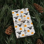 Halloween Witchy Ghosts Wrapping Paper | Holiday Gift Wrapping Paper Roll