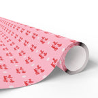 New Year's Happy New Year on Pink Wrapping Paper - Holiday Gift Wrapping Paper Roll
