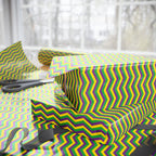 Mardis Gras Chevron Wrapping Paper | Holiday Gift Wrapping Paper Roll