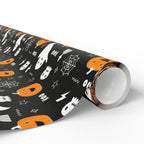 Halloween Haunted Pumpkins Wrapping Paper | Holiday Gift Wrapping Paper