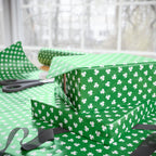 St Patrick's Day Clover on Green Wrapping Paper | Holiday Gift Wrapping Paper Roll