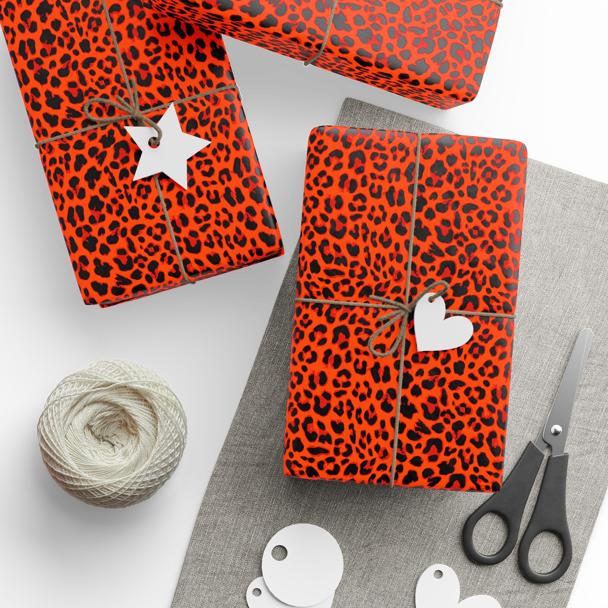 Animal Print Design 003 Leopard Skin Wrapping Paper - Holiday Gift Wrapping Paper Roll