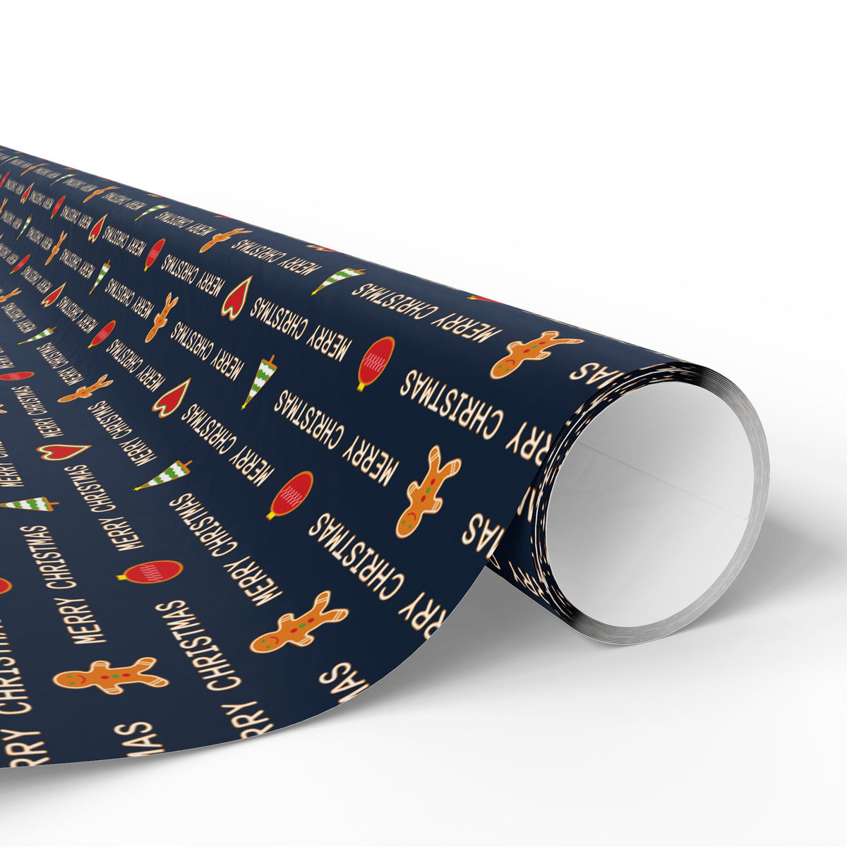 Christmas Cascading Wishes Wrapping Paper | Holiday Gift Wrapping Paper Roll