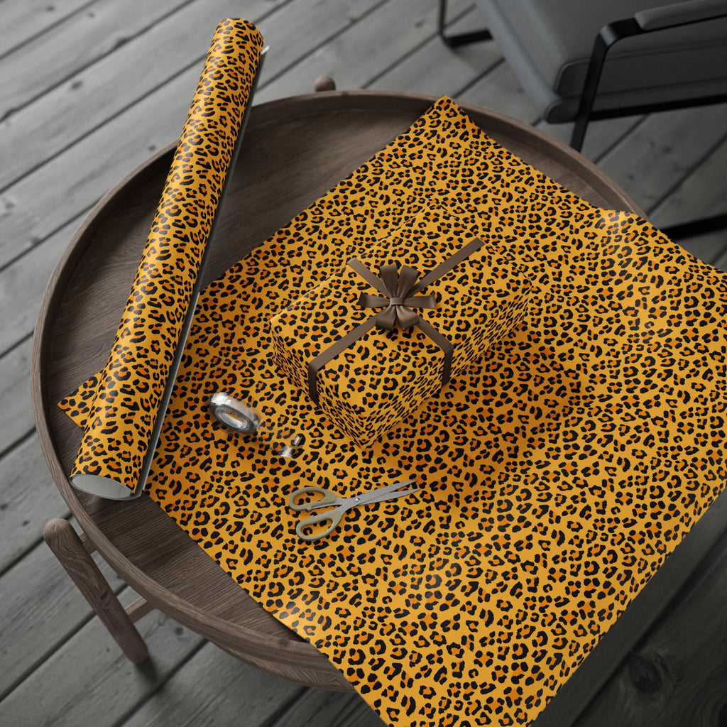 Animal Print Design 002 Leopard Skin Wrapping Paper - Holiday Gift Wrapping Paper Roll