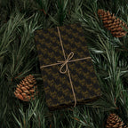 Thank You Cursive Gold Wrapping Paper Design | Holiday Gift Wrapping Paper Roll