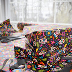 Day of the Dead Calavera Festival Wrapping Paper | Holiday Gift Wrapping Paper Roll