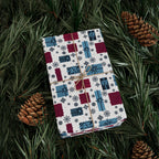 Christmas Black Snowflakes Wrapping Paper | Holiday Gift Wrapping Paper Roll
