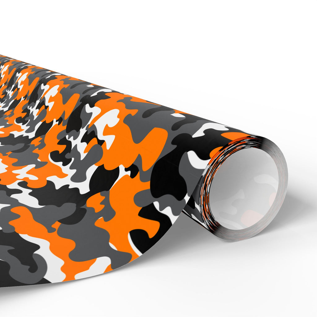 Tennessee Volunteers Inspired Camoflauge Wrapping Paper - Holiday Gift Wrapping Paper Roll