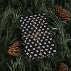 NSFW "The Shocker" on Black Wrapping Paper - Holiday Gift Wrapping Paper Roll