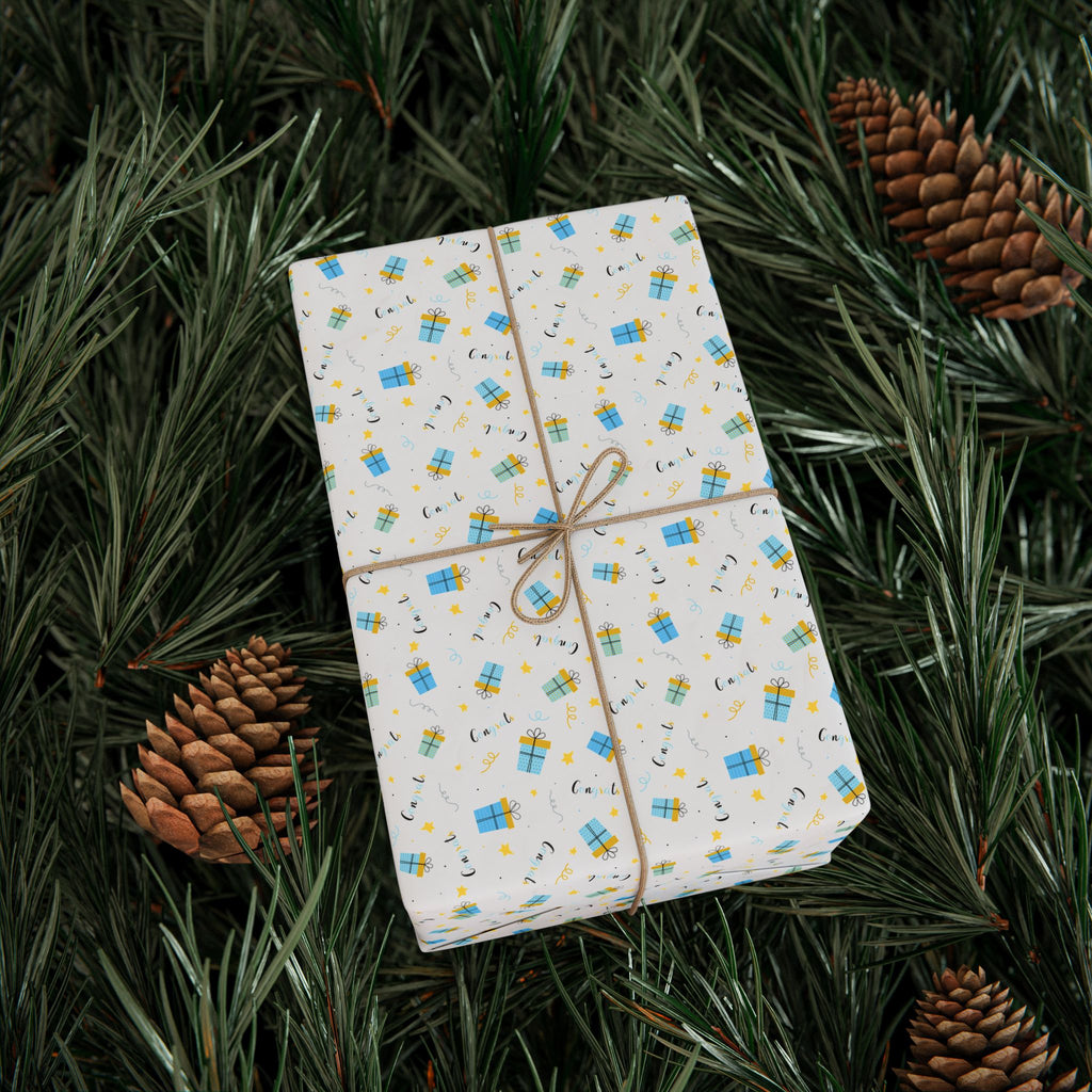 Congratulations Wrapping Paper Design 005 - Holiday Gift Wrapping Paper Roll