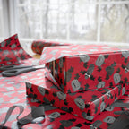 Halloween Vampire Veggies Wrapping Paper | Holiday Gift Wrapping Paper Roll