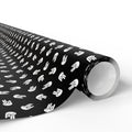 NSFW "The Shocker" on Black Wrapping Paper - Holiday Gift Wrapping Paper Roll
