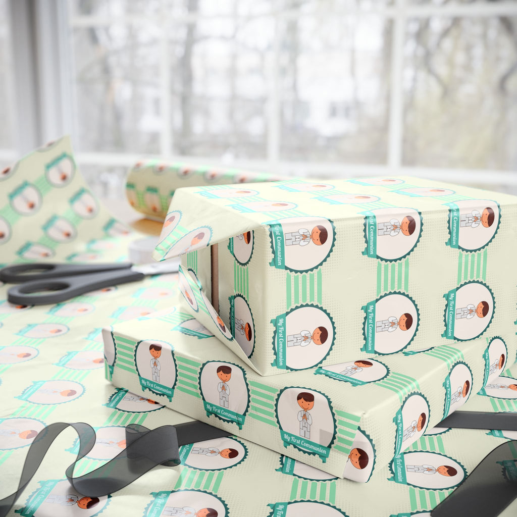 Religious Icons Wrapping Paper Design 004 - Holiday Gift Wrapping Paper Roll