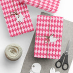 Argyle Design 023 Wrapping Paper - Holiday Gift Wrapping Paper Roll