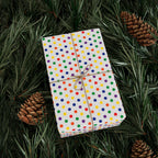 Pride Rainbow Polka Dots Wrapping Paper Design | Holiday Gift Wrapping Paper Roll