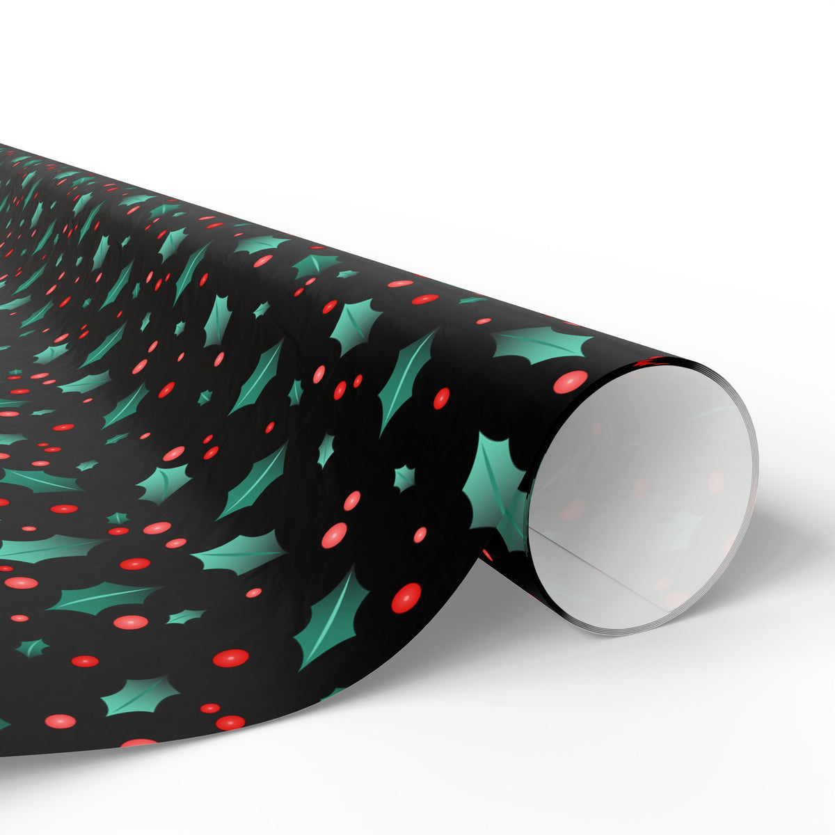 Christmas Boughs of Holly Wrapping Paper | Holiday Gift Wrapping Paper