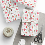Christmas Simple Decorations Wrapping Paper | Holiday Gift Wrapping Paper Roll