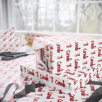 Canada Day Script Canada Wrapping Paper - Holiday Gift Wrapping Paper Roll