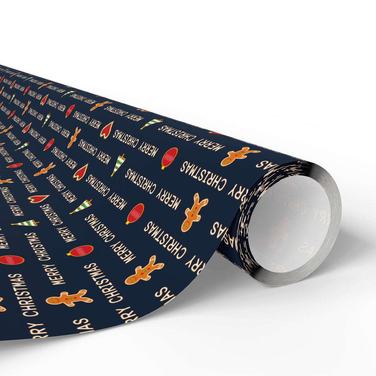 Christmas Cascading Wishes Wrapping Paper | Holiday Gift Wrapping Paper Roll
