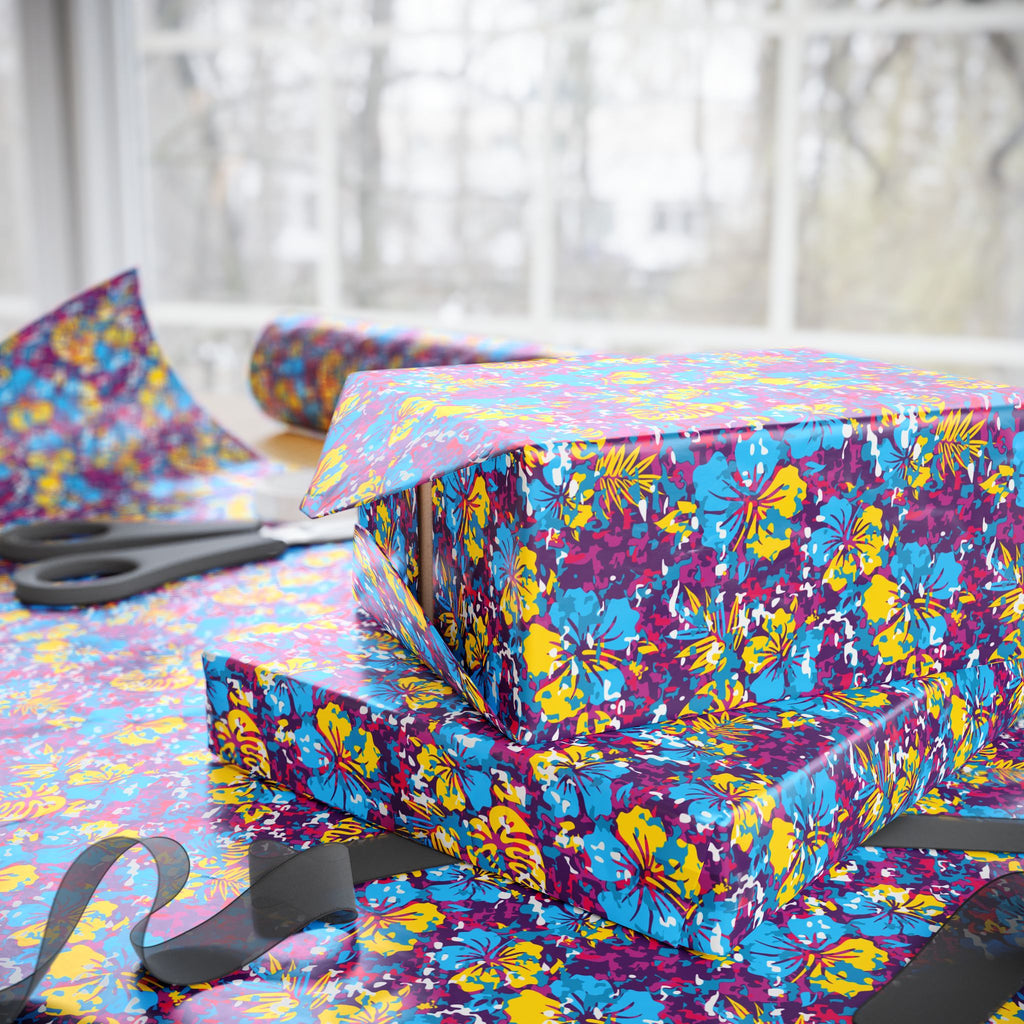 Floral Design 004 Wrapping Paper - Holiday Gift Wrapping Paper Roll