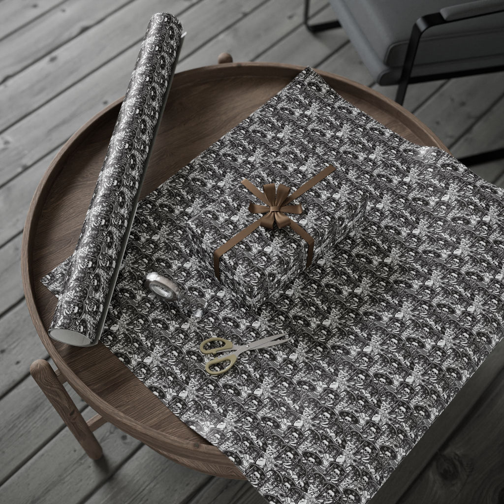 Day of the Dead Catrina and Friends Wrapping Paper | Holiday Gift Wrapping Paper Roll