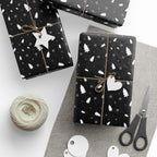 Christmas Blackout Wrapping Paper | Holiday Gift Wrapping Paper Roll