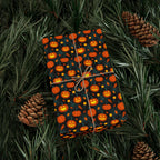 Halloween Web Pumpkins Wrapping Paper | Holiday Gift Wrapping Paper Roll