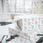 Christmas Merry New Year Wrapping Paper | Holiday Gift Wrapping Paper Roll
