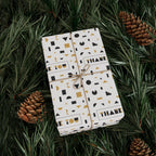 Thank You Abstract Shapes Wrapping Paper Design | Holiday Gift Wrapping Paper Roll