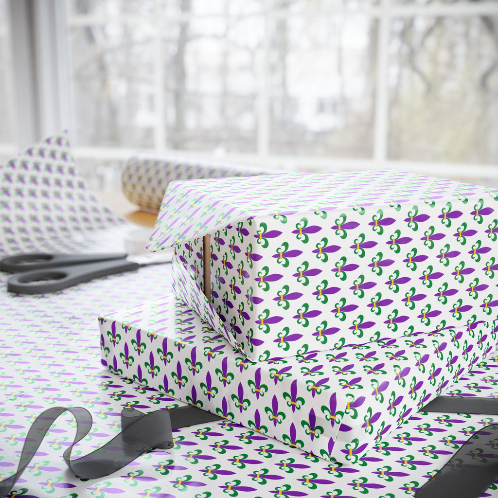 Mardis Gras Celebration Wrapping Paper | Holiday Gift Wrapping Paper Roll