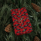 Halloween Smirking Vampire Bats Wrapping Paper | Holiday Gift Wrapping Paper Roll