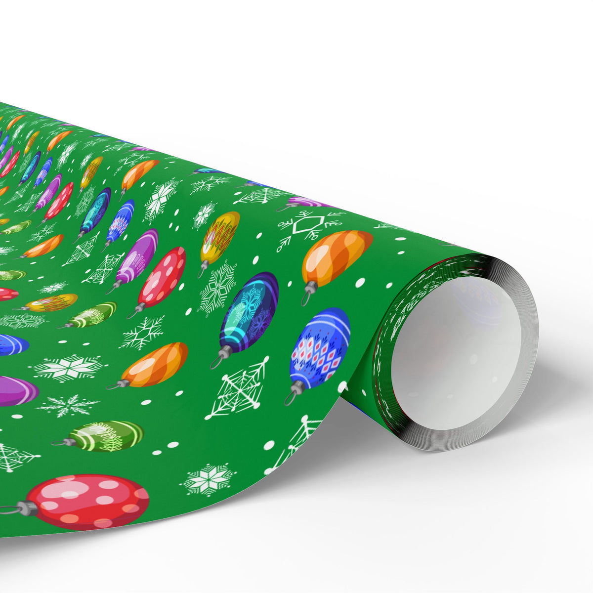 Christmas Trimming the Tree Wrapping Paper | Holiday Gift Wrapping Paper Roll
