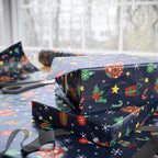 Christmas Artistic Holiday Wrapping Paper | Holiday Gift Wrapping Paper