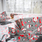Christmas Santa And His Sleigh Wrapping Paper | Holiday Gift Wrapping Paper Roll