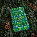 Halloween Green Candy Corn Wrapping Paper | Holiday Gift Wrapping Paper Roll