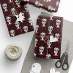 Day of the Dead La Catrina Wrapping Paper | Holiday Gift Wrapping Paper Roll