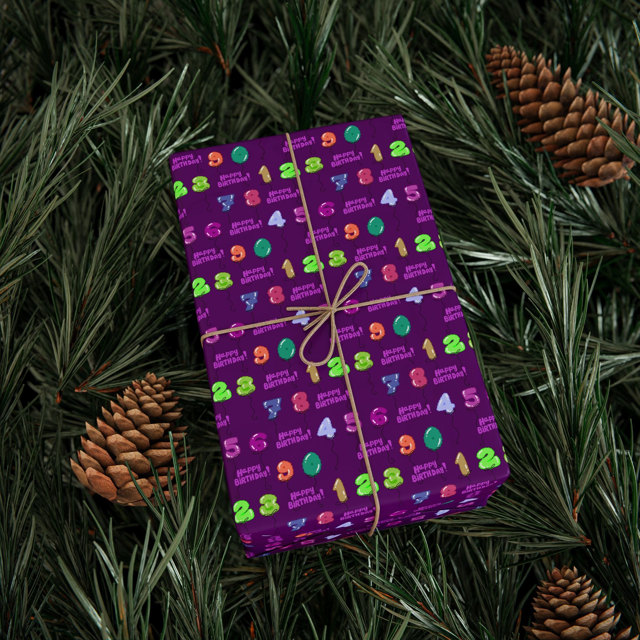 Birthday Wrapping Paper Design 004- Holiday Gift Wrapping Paper Roll