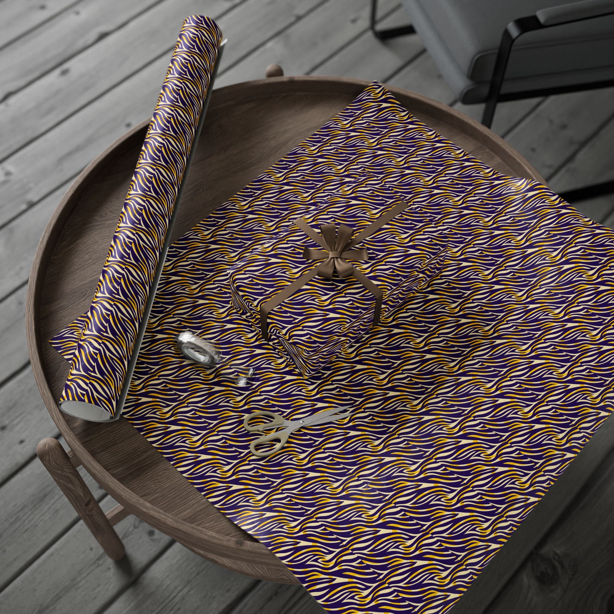 Animal Print Design 009 Tiger Skin Wrapping Paper - Holiday Gift Wrapping Paper Roll