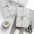 NSFW Snuggle Pups on White Wrapping Paper - Holiday Gift Wrapping Paper Roll