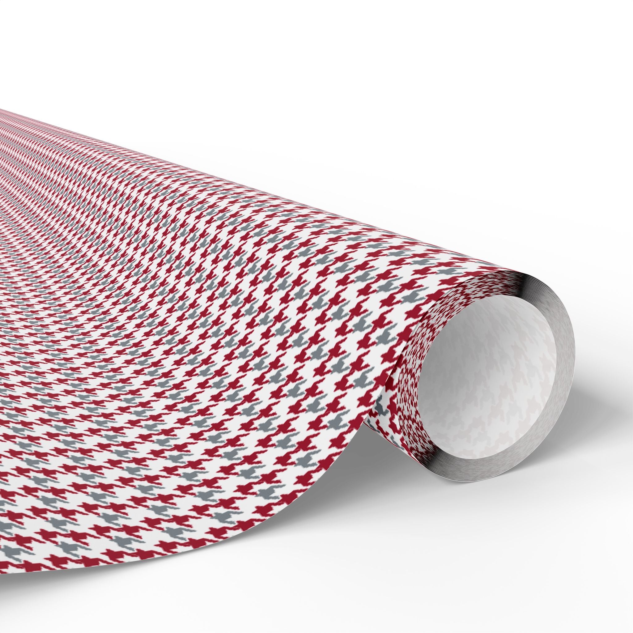 Alabama Houndstooth Wrapping Paper Design - Holiday Gift Wrapping Paper Roll