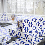 Hanukkah Gradient Star of David Wrapping Paper | Holiday Gift Wrapping Paper Roll