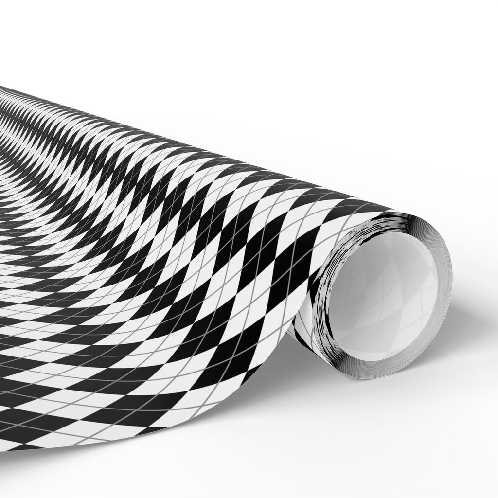 Argyle Design 025 Wrapping Paper - Holiday Gift Wrapping Paper Roll