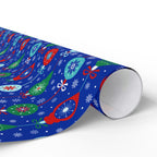 Christmas Assorted Ornaments Wrapping Paper | Holiday Gift Wrapping Paper