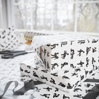 NSFW Stick Figure X Rated Fun on White Wrapping Paper - Holiday Gift Wrapping Paper Roll