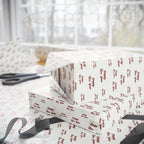 New Year's Happy New Year on White Wrapping Paper - Holiday Gift Wrapping Paper Roll