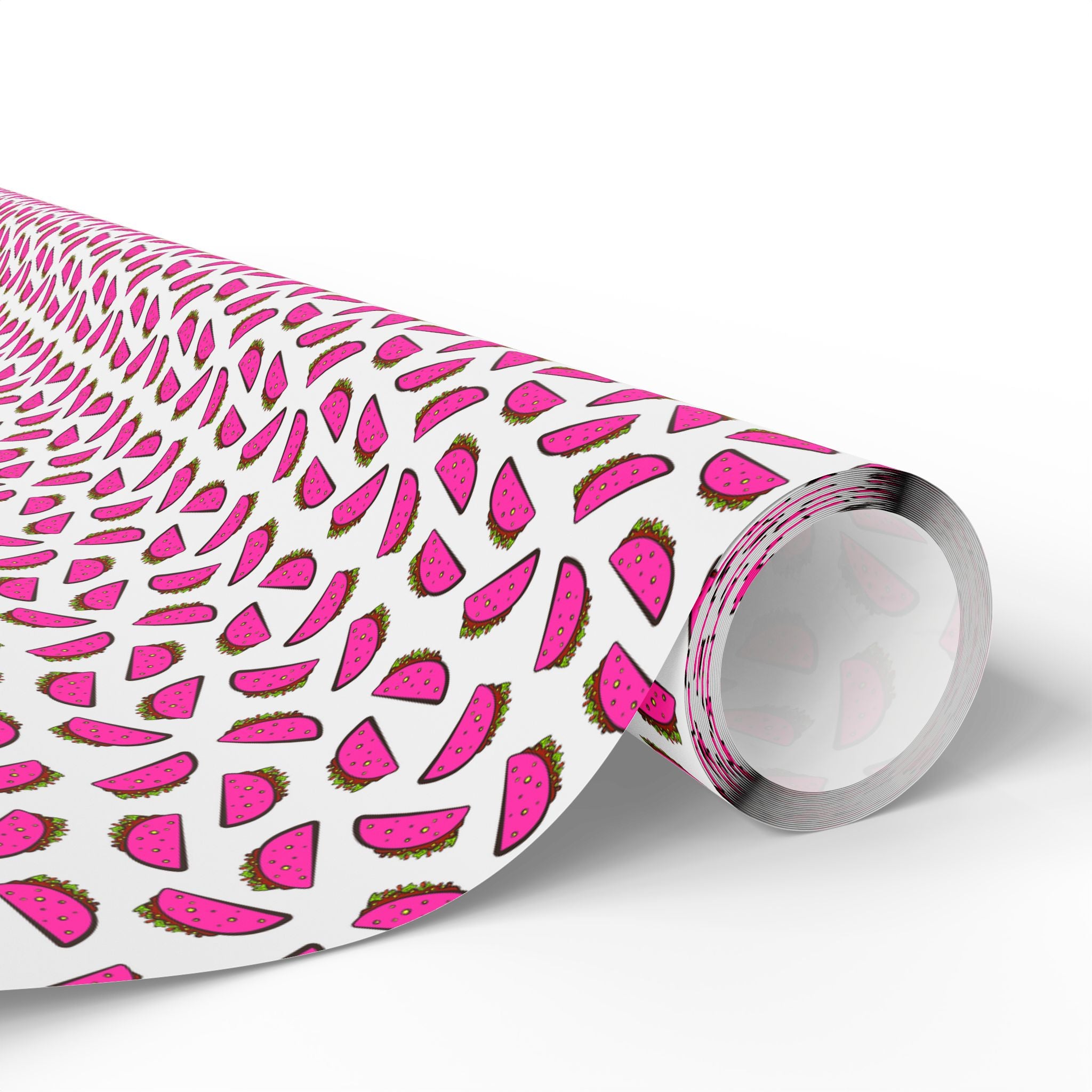 NSFW Pink Taco Wrapping Paper - Holiday Gift Wrapping Paper Roll