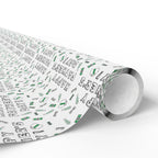 Father's Day Doodles Wrapping Paper - Holiday Gift Wrapping Paper Roll