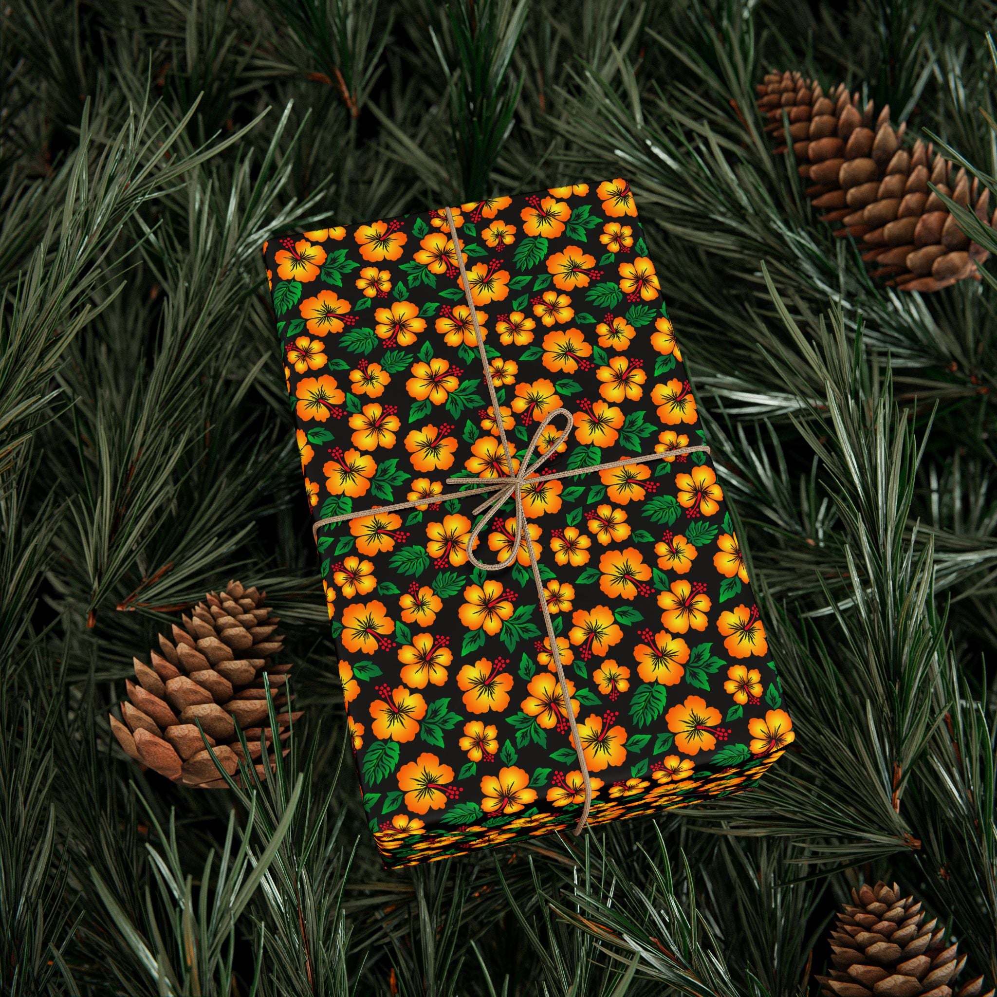 Floral Design 011 Wrapping Paper - Holiday Gift Wrapping Paper Roll